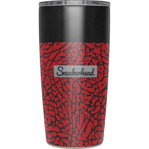 Elephant Print Red Sneakerhead Yeti 20oz Tumbler Skin