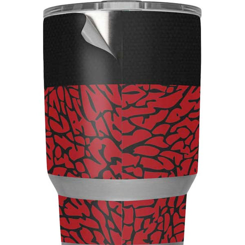 Elephant Print Red Sneakerhead Yeti 20oz Tumbler Skin