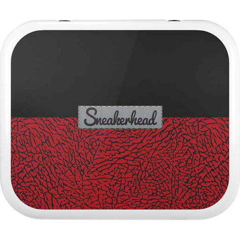 Elephant Print Red Sneakerhead YETI Roadie 24 Hard Cooler Skin