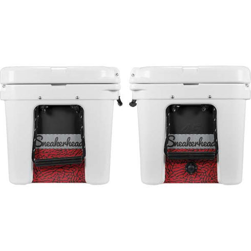 Elephant Print Red Sneakerhead YETI Tundra 45 Hard Cooler Skin
