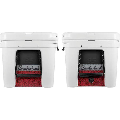Elephant Print Red Sneakerhead YETI Tundra 65 Hard Cooler Skin