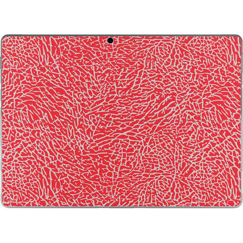 Elephant Print Red Surface Pro 9 Skin