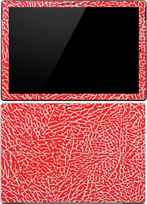 Elephant Print Red Surface Pro (2017) Skin