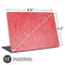 Elephant Print Red Universal Laptop 11in (8.8 x 6.2in) Skin