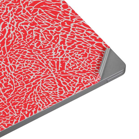 Elephant Print Red Universal Laptop 12in (9.8 x 6.8in) Skin