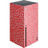 Elephant Print Red Xbox Series X Console Skin