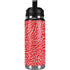 Elephant Print Red YETI Rambler 26oz Bottle Skin