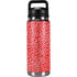 Elephant Print Red YETI Rambler 26oz Bottle Skin