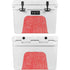Elephant Print Red YETI Tundra 35 Hard Cooler Skin