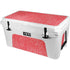 Elephant Print Red YETI Tundra 65 Hard Cooler Skin