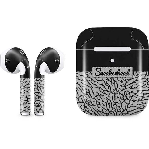 Elephant Print Sneakerhead Black Apple AirPods 2 Skin