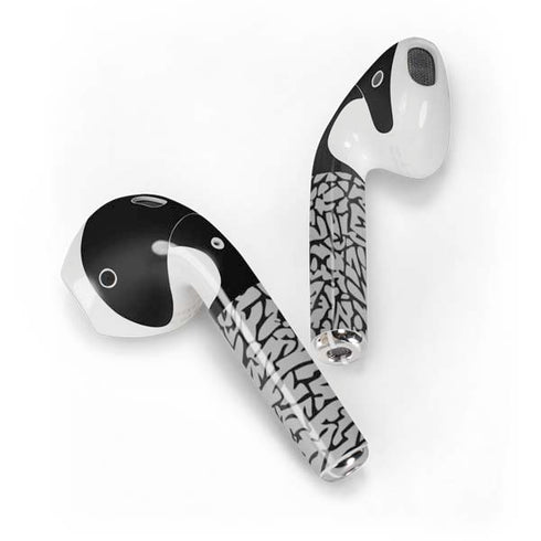 Elephant Print Sneakerhead Black Apple AirPods 2 Skin