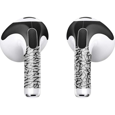 Elephant Print Sneakerhead Black Apple AirPods (3rd Gen 2021) Skin