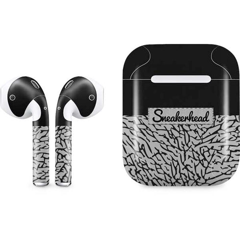 Elephant Print Sneakerhead Black Apple AirPods Skin