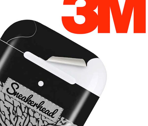 Elephant Print Sneakerhead Black Apple AirPods Skin
