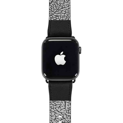 Elephant Print Sneakerhead Black Apple Watch Band 38-40mm