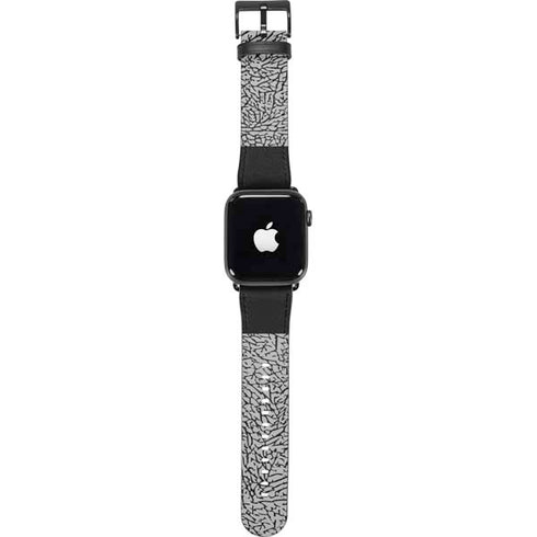 Elephant Print Sneakerhead Black Apple Watch Band 38-40mm