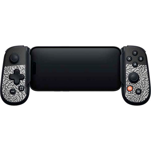 Elephant Print Sneakerhead Black Backbone One for iPhone Game Controller Skin