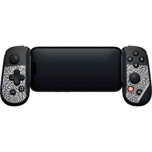 Elephant Print Sneakerhead Black Backbone One for iPhone Game Controller Skin