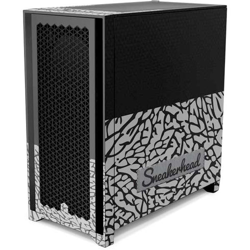 Elephant Print Sneakerhead Black Corsair 4000D Tempered Glass Mid-Tower ATX Case Skin