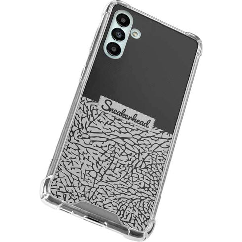 Elephant Print Sneakerhead Black Galaxy A13 5G Clear Case