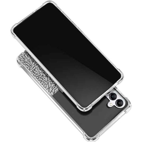 Elephant Print Sneakerhead Black Galaxy A15 5G Clear Case