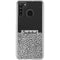 Elephant Print Sneakerhead Black Galaxy A21 Clear Case