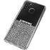 Elephant Print Sneakerhead Black Galaxy A21 Clear Case
