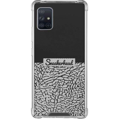 Elephant Print Sneakerhead Black Galaxy A51 5G Clear Case
