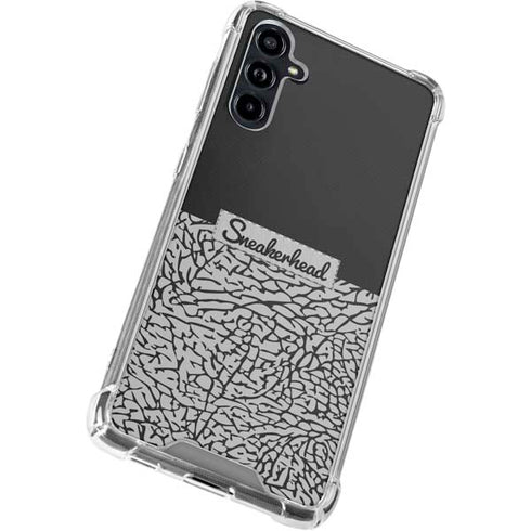 Elephant Print Sneakerhead Black Galaxy A54 5G Clear Case