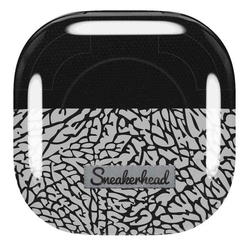 Elephant Print Sneakerhead Black Galaxy Buds Live Skin