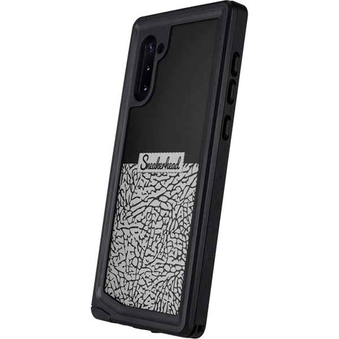 Elephant Print Sneakerhead Black Galaxy Note 10 Waterproof Case