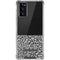 Elephant Print Sneakerhead Black Galaxy Note20 5G Clear Case