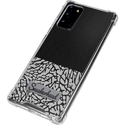 Elephant Print Sneakerhead Black Galaxy Note20 5G Clear Case