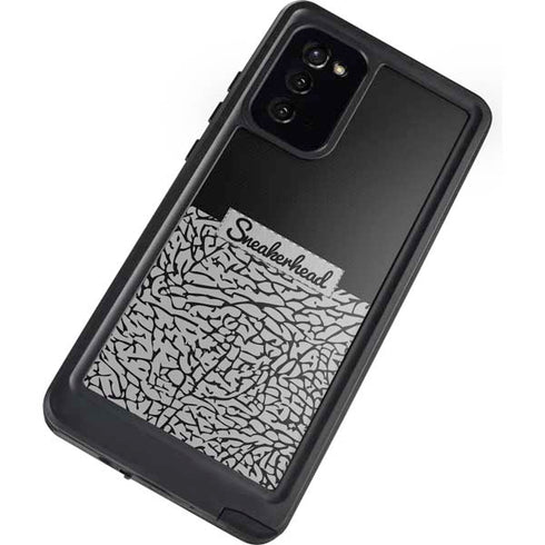 Elephant Print Sneakerhead Black Galaxy Note20 5G Waterproof Case