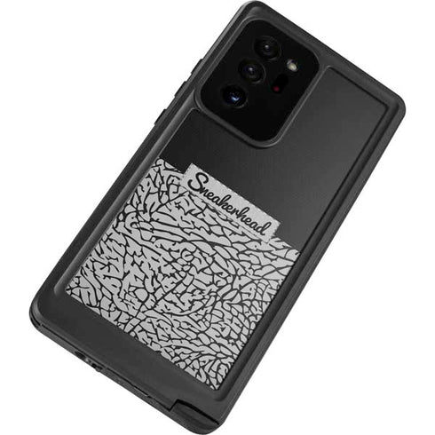 Elephant Print Sneakerhead Black Galaxy Note20 Ultra 5G Waterproof Case