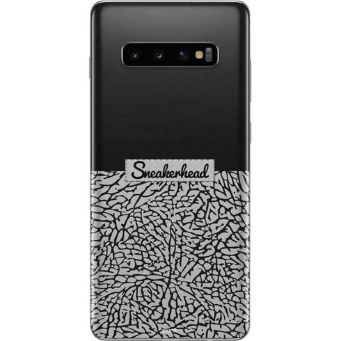 Elephant Print Sneakerhead Black Galaxy S10 Plus Skin