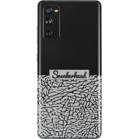 Elephant Print Sneakerhead Black Galaxy S20 Fan Edition Skin