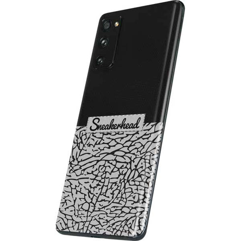Elephant Print Sneakerhead Black Galaxy S20 Fan Edition Skin