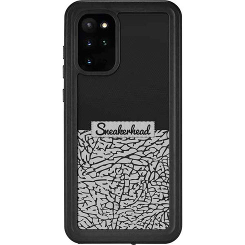 Elephant Print Sneakerhead Black Galaxy S20 Plus Waterproof Case