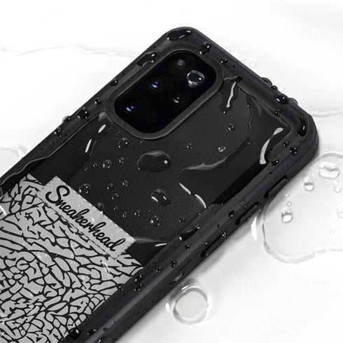 Elephant Print Sneakerhead Black Galaxy S20 Plus Waterproof Case