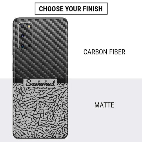 Elephant Print Sneakerhead Black Galaxy S20 Skin