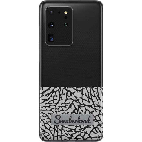 Elephant Print Sneakerhead Black Galaxy S20 Ultra 5G Skin