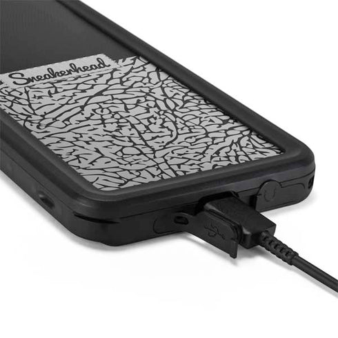 Elephant Print Sneakerhead Black Galaxy S20 Waterproof Case