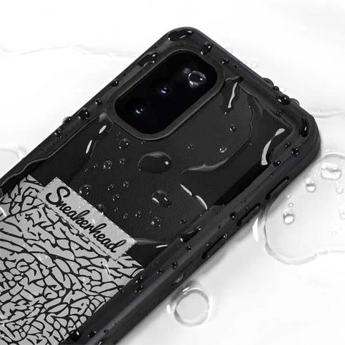 Elephant Print Sneakerhead Black Galaxy S20 Waterproof Case