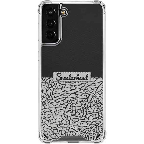 Elephant Print Sneakerhead Black Galaxy S21 Plus 5G Clear Case