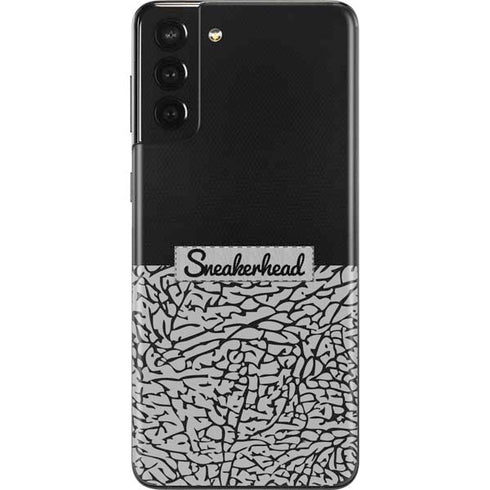 Elephant Print Sneakerhead Black Galaxy S21 Plus 5G Skin