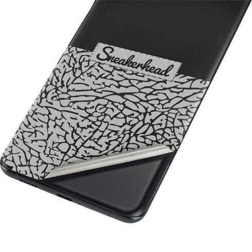 Elephant Print Sneakerhead Black Galaxy S21 Plus 5G Skin