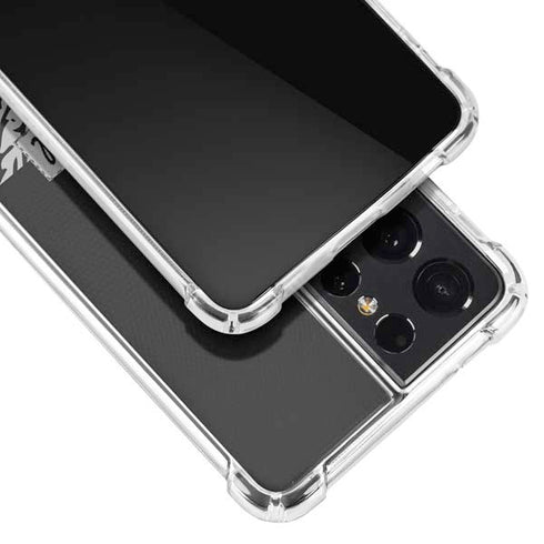 Elephant Print Sneakerhead Black Galaxy S21 Ultra 5G Clear Case