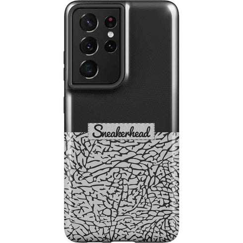 Elephant Print Sneakerhead Black Galaxy S21 Ultra 5G Pro Case